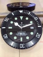 AAA Copy Rolex Wall Clock Submariner Solid Black Dealers Clock